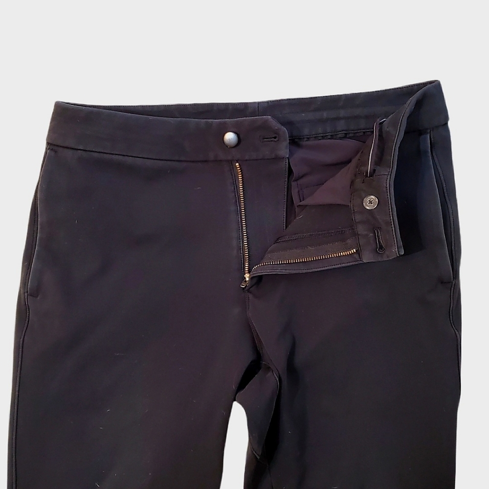 Lululemon Men's Black Slim‎ Fit Zip Fly Warpstream Pants Size 32 - Picture 5 of 7